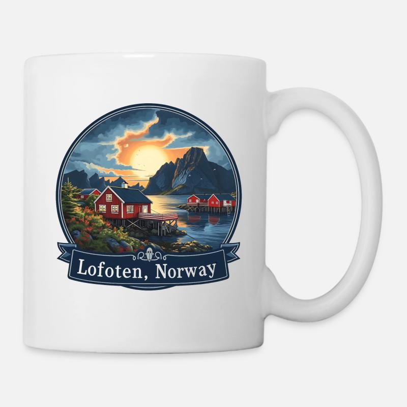 Lofoten Norvège - Mug blanc - blanc