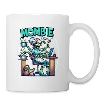 mombie – Multitasking-Mama - Tasse - Weiß - Rechts