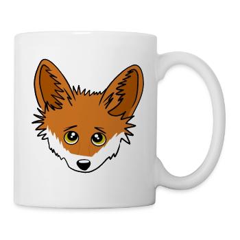Fox, Child Motif, Animal, Foxes, Forest Animals, Clever - Mug - white - Right