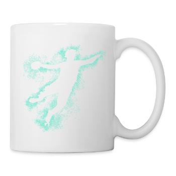 Handball, handballer, Beachhandball,Graffiti - Tasse - Weiß - Rechts