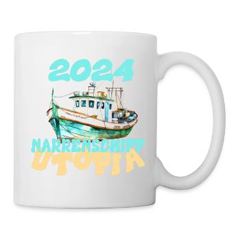 Ship of Fools Utopia 2024 - Dates - Mug - white - Right