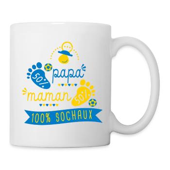 sochaux foot supporter football enceinte - Mug blanc - blanc - Droite