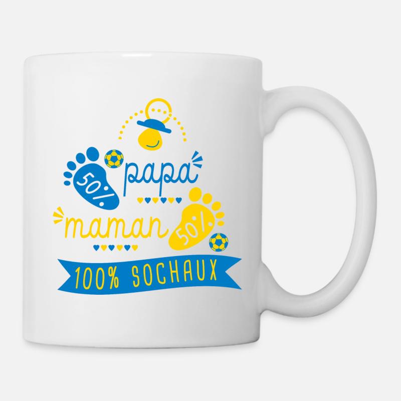 sochaux foot supporter football enceinte - Mug blanc - blanc