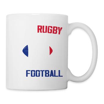 Wenn Rugby einfach wäre, würde es Fußball heißen - Tasse - Weiß - Rechts