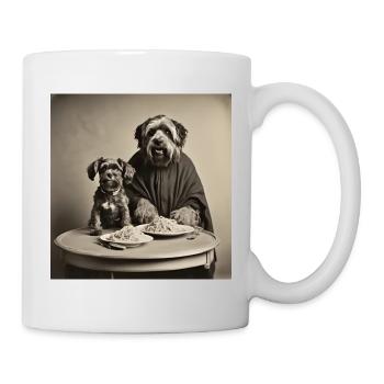 Chien / Animal / Photo / Sauvage / Drôle / Aboiement - Mug blanc - blanc - Droite
