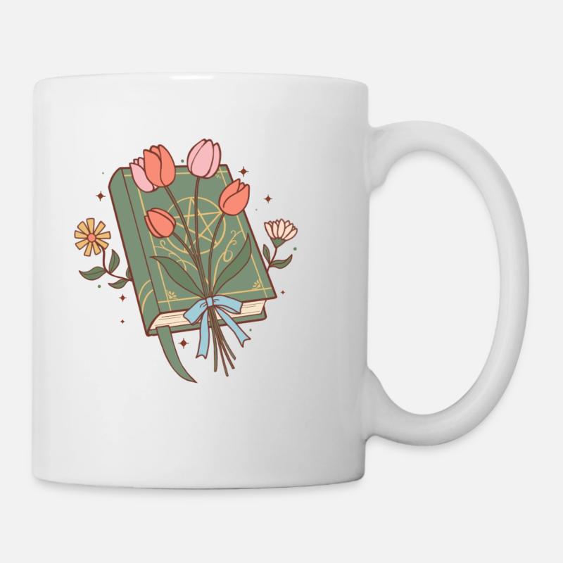 Le livre magique - Mug blanc - blanc