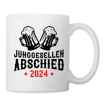 Junggesellen Abschied 2024 - Tasse - Weiß - Rechts