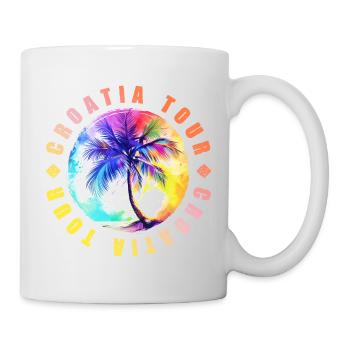 Croatia Tour Colorful - Mug - white - Right