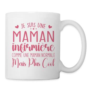 Krankenschwester-Geschenk – Ich bin eine Krankenschwester-Mutter - Tasse - Weiß - Rechts