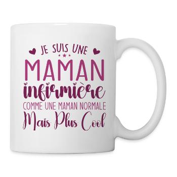 Krankenschwester-Geschenk – Ich bin eine Krankenschwester-Mutter - Tasse - Weiß - Rechts