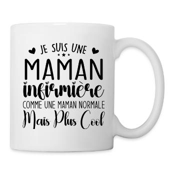Krankenschwester-Geschenk – Ich bin eine Krankenschwester-Mutter - Tasse - Weiß - Rechts