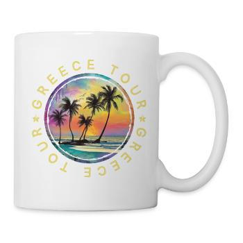 Greece Tour Travel Colorful Vacation - Mug - white - Right