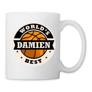 Damien world s best joueur de basketball - Mug blanc - blanc - Droite