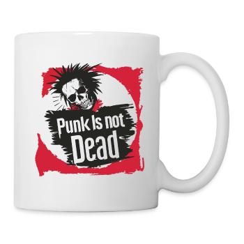Punk Is Not Dead Punk Rock Punker Punk Rocker Rock - Mug - white - Right