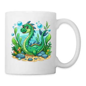 Die kleine Nessie - Tasse - Weiß - Rechts