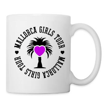Visite des filles de Majorque - Mug blanc - blanc - Droite
