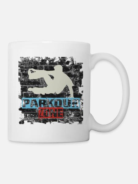 Parkour - Tasse - Weiß