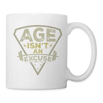 Age Isn't An Excuse Workout Fitness Gym - Mug blanc - blanc - Droite