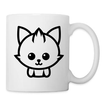 Fuchs - Tasse - Weiß - Rechts