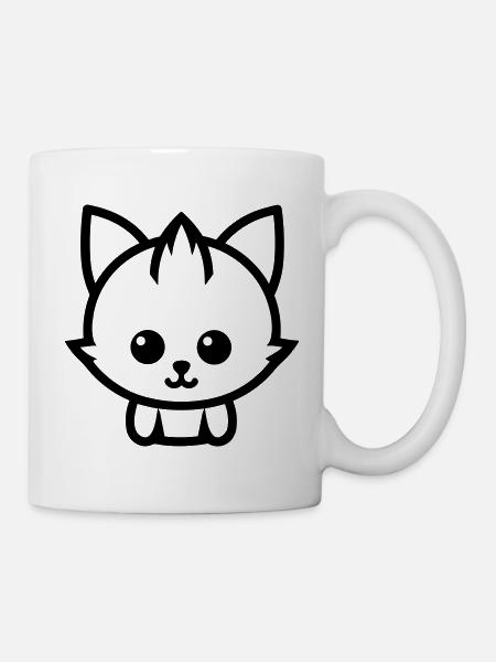 Fuchs - Tasse - Weiß