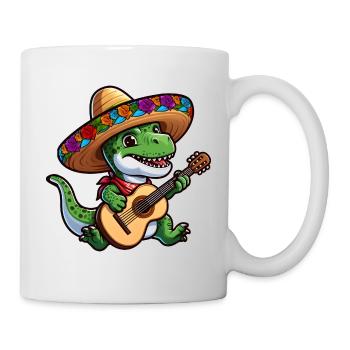 Cinco de Mayo Dino T-Rex - Mug - white - Right