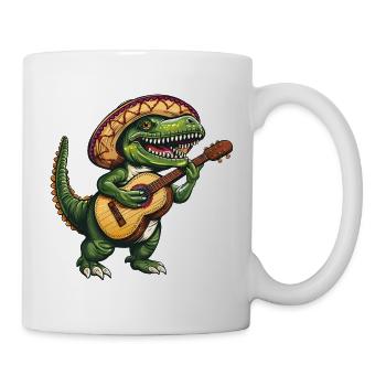 Cinco de Mayo T-Rex Cool - Tasse - Weiß - Rechts
