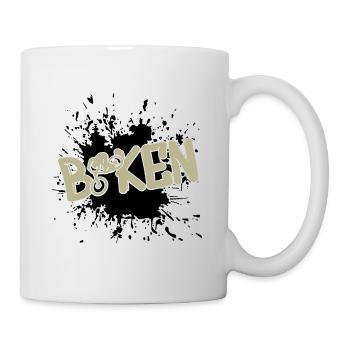 Biken - Tasse - Weiß - Rechts