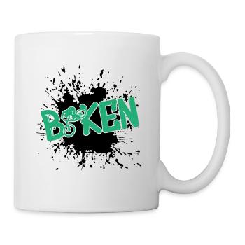 biken - Tasse - Weiß - Rechts