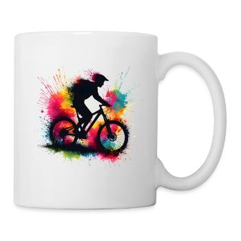 VTT Cyclisme Hobby - Mug blanc - blanc - Droite