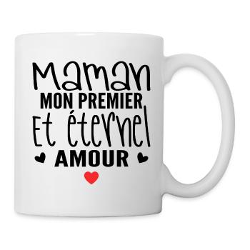 Ewige Liebe Mama Geschenk - Tasse - Weiß - Rechts