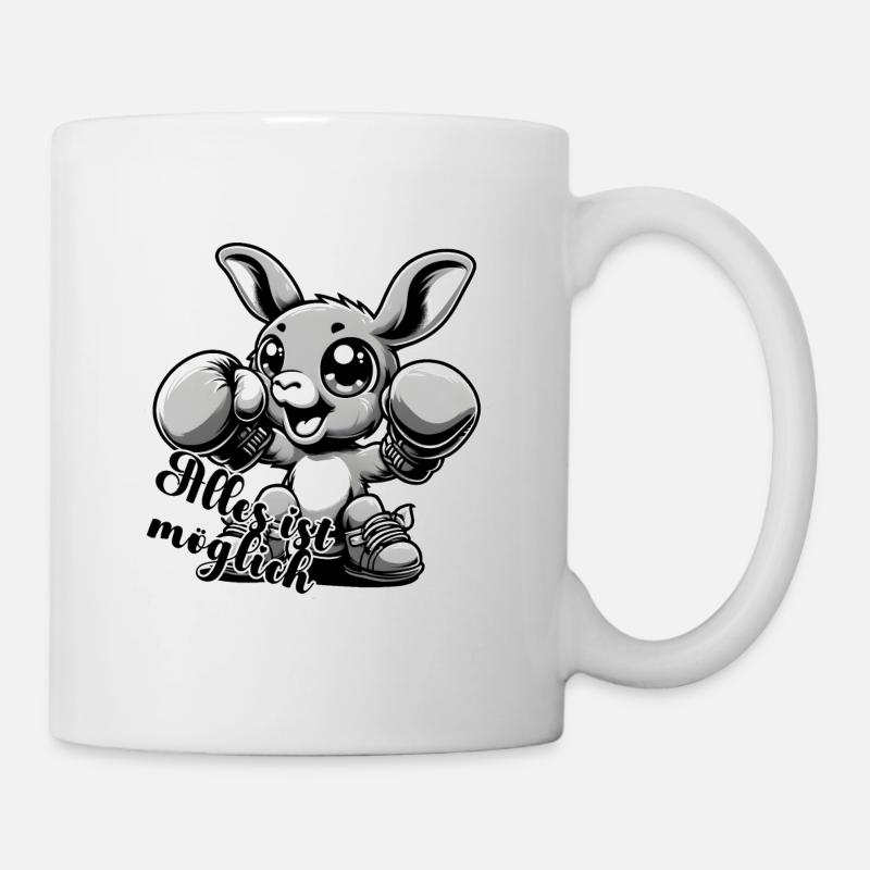Courage Rabbit: Anything is possible - Mug - white