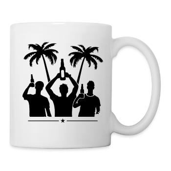 Party Beach Holidays - Mug - white - Right