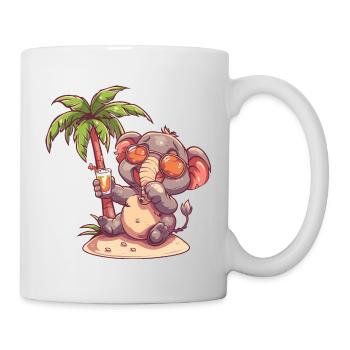 Mammoth Summer Beach Vacation - Mug - white - Right