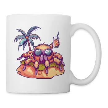 Tarantula Summer Beach Vacation - Mug - white - Right