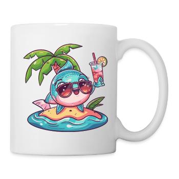 Piranha Fish Summer Holiday - Mug - white - Right