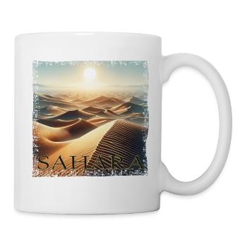 wüste sahara ägypten sahara marokko grunge - Tasse - Weiß - Rechts