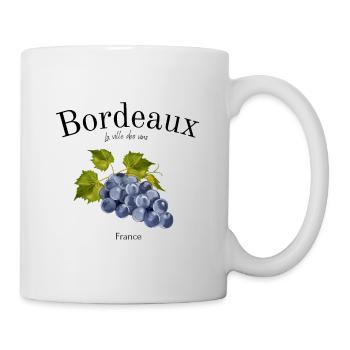 Bordeaux - France - Ville du Vin - Voyage - Mug blanc - blanc - Droite