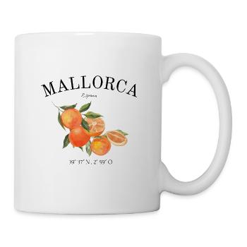 Majorque - Espagne - Malle - Mer - Fête - Mug blanc - blanc - Droite