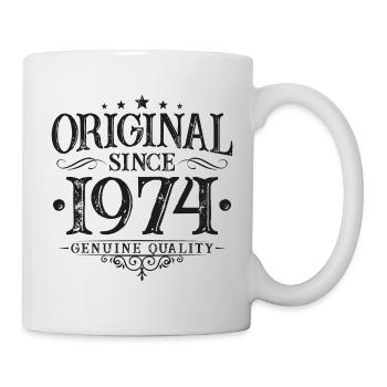 Original depuis 1974 Vintage Vintage anniversaire - Mug blanc - blanc - Droite
