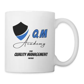 QM Academy Logo - Mug - white - Right