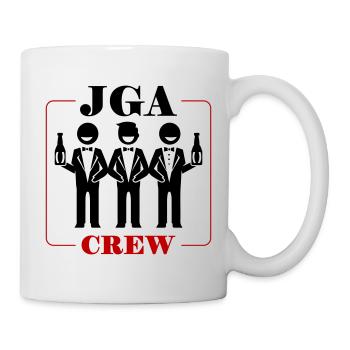 Équipe de l’enterrement de vie de garçon - Mug blanc - blanc - Droite