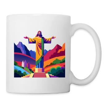 Christ Statue - Tasse - Weiß - Rechts