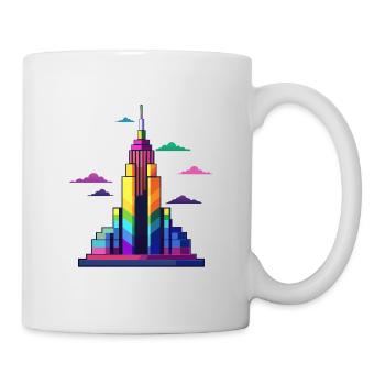 Skyscraper - Tasse - Weiß - Rechts