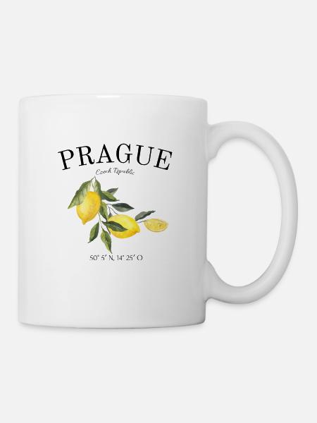 Prag - Tschechien - Böhmen - Tasse - Weiß