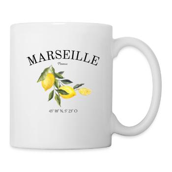 Marseille - France - St Tropez - Côte Adzour - Mug blanc - blanc - Droite