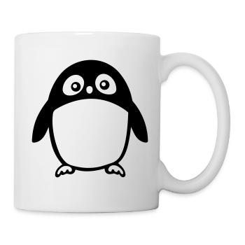 Pingouin - Mug blanc - blanc - Droite