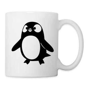 Pingouin - Mug blanc - blanc - Droite