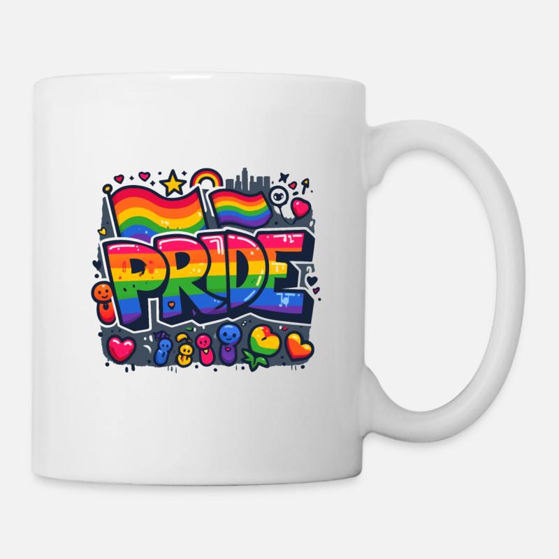 Graffiti Pride - Tasse - Weiß