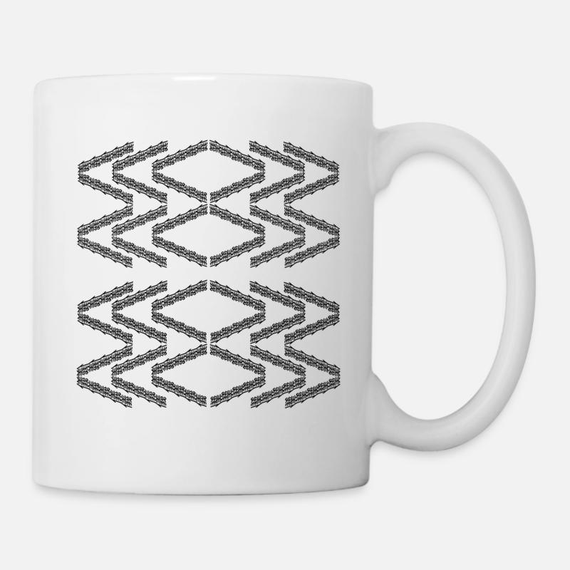 Zigzag pattern - Mug - white
