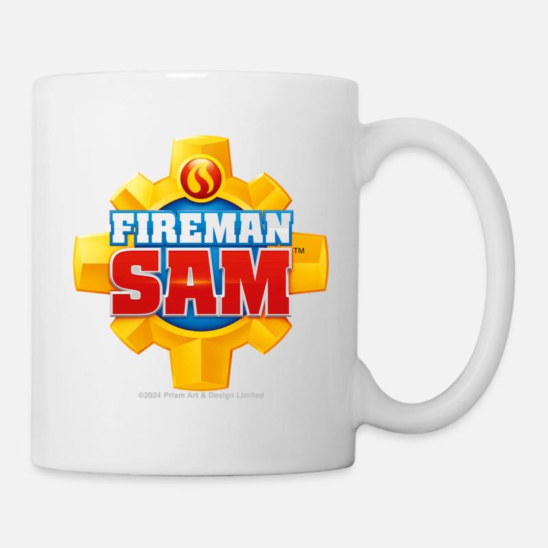 Feuerwehrmann Sam™ Feuerwehr-Logo - Tasse - Weiß